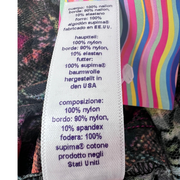 HANKY PANKY 'RAINBOA' STRETCH LACE MULTI ANIMAL PRINT BOYSHORT SIZE SMALL NEW! - Picture 5 of 7